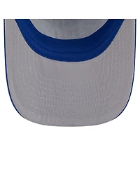 New Era Men's Royal New York Mets Worn A-Frame 9FIFTY Trucker Snapback Hat
