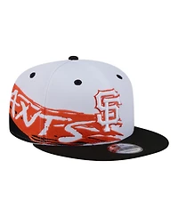 New Era Men's White San Francisco Giants Swept 9FIFTY Snapback Hat