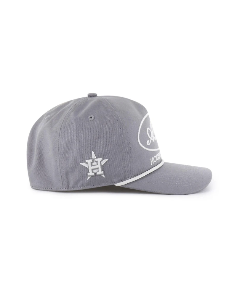 '47 Brand Men's Gray Houston Astros Foundational Hitch Adjustable Hat