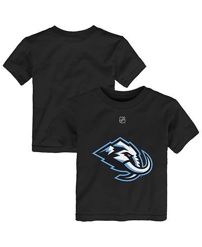 Outerstuff Baby Boys and Girls Black Utah Mammoth Primary Logo T-Shirt