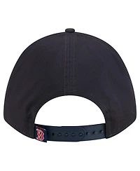 New Era Women's Navy Boston Red Sox Metallic A-Frame 9FORTY Adjustable Hat