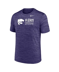 Nike Men's Purple Kansas State Wildcats Velocity Dri-fit T-Shirt