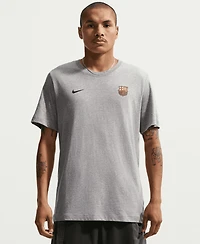 Nike Men's Gray Barcelona Crest Essential T-Shirt