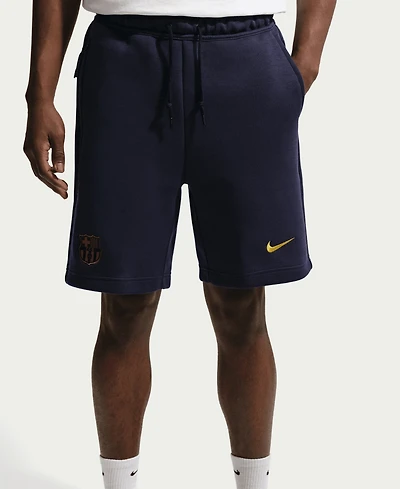 Nike Men's Navy Barcelona Tech Fleece Shorts