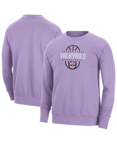 Nike Men's and Women's Violet Golden State Valkyries 2026 On-Court Practice Dri-fit Sweatshirt