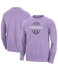 Nike Men's and Women's Violet Golden State Valkyries 2026 On-Court Practice Dri-fit Sweatshirt