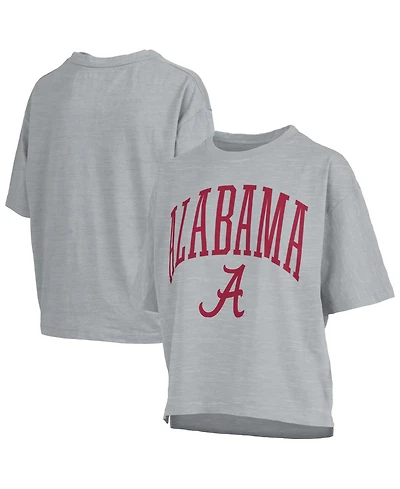 Pressbox Women's Gray Alabama Crimson Tide Nelson T-Shirt