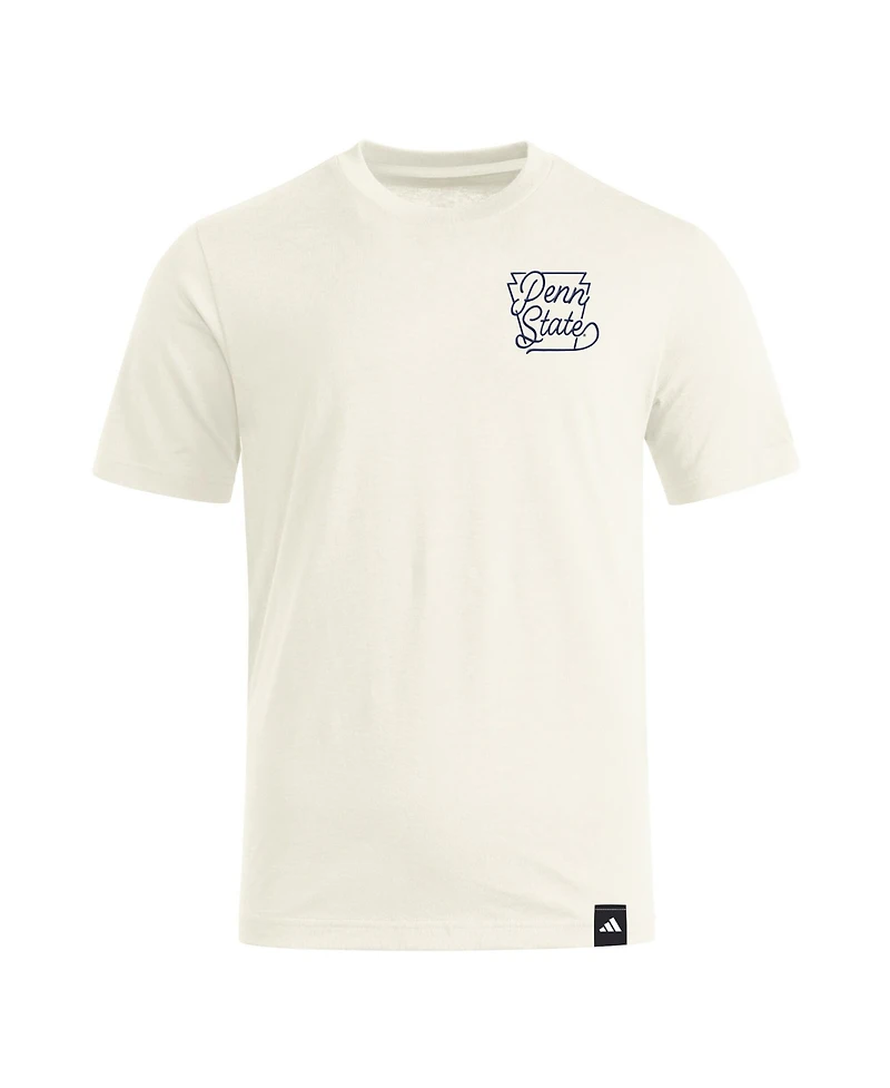 Adidas Men's Cream Penn State Nittany Lions Vault Premium T-Shirt