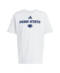 Adidas Men's White Penn State Nittany Lions Wordmark Cotton T-Shirt