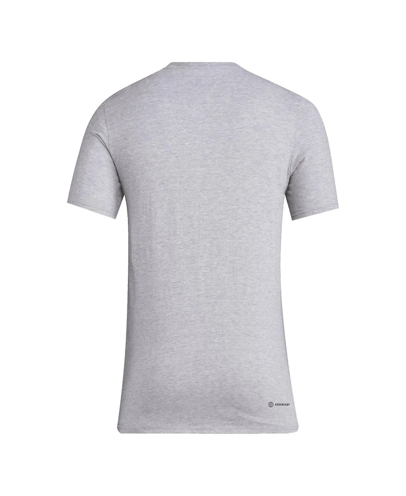 Adidas Men's Gray Penn State Nittany Lions Football Polyester T-Shirt