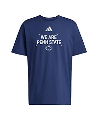 Adidas Men's Navy Penn State Nittany Lions Slogan Cotton T-Shirt