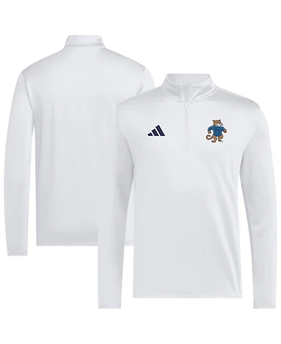 Adidas Men's White Penn State Nittany Lions 2026 Sideline Ultimate365 Woven Quarter-Zip Pullover