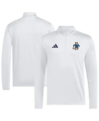 Adidas Men's White Penn State Nittany Lions 2026 Sideline Ultimate365 Woven Quarter-Zip Pullover