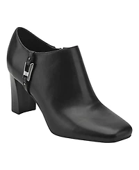 Bandolino Women's Urbiny Stacked Heel Square Toe Booties
