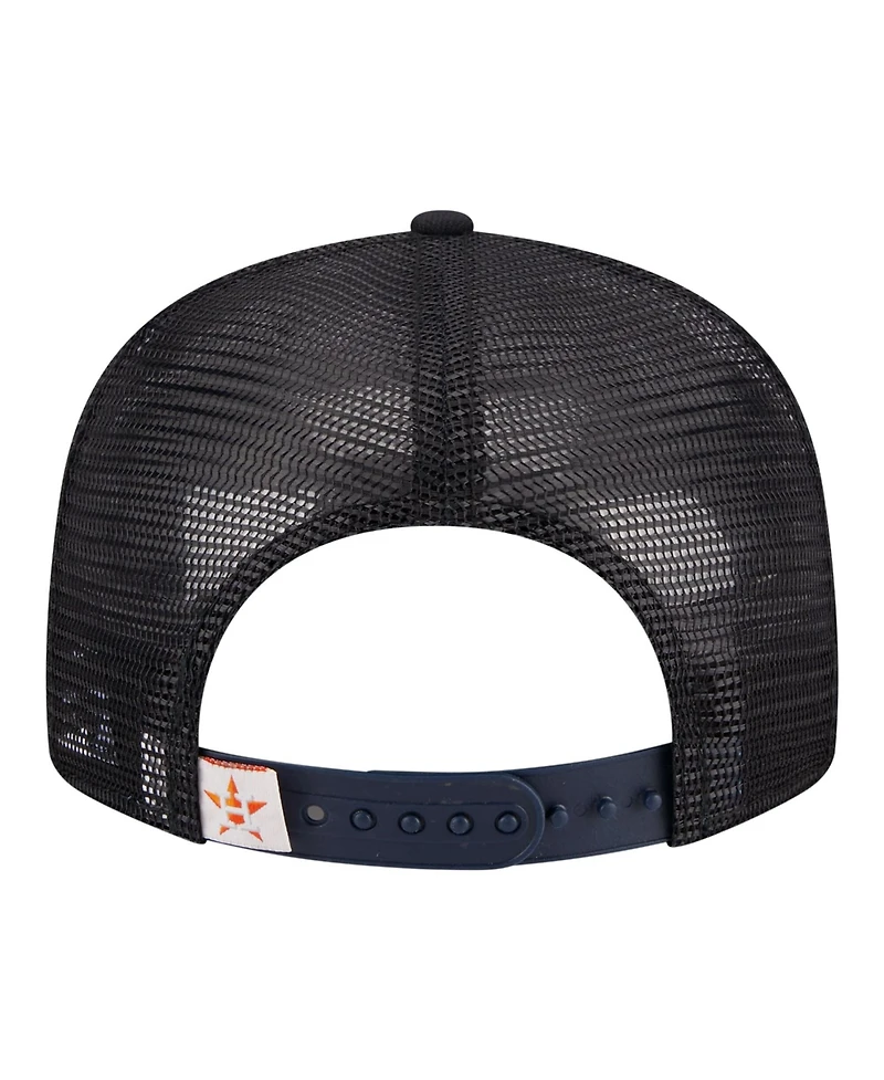 New Era Big Boys and Girls Navy Houston Astros 9FIFTY Trucker Snapback Hat