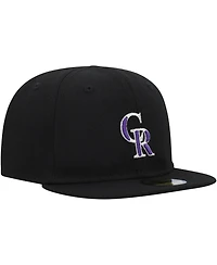 New Era Baby Boys and Girls Black Colorado Rockies My First 59FIFTY Fitted Hat
