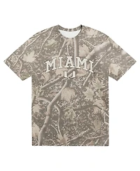 Uscape Apparel Men's Camo Miami Hurricanes Back Bay Heavyweight T-Shirt