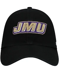 '47 Brand Men's Black James Madison Dukes Clean Up Adjustable Hat