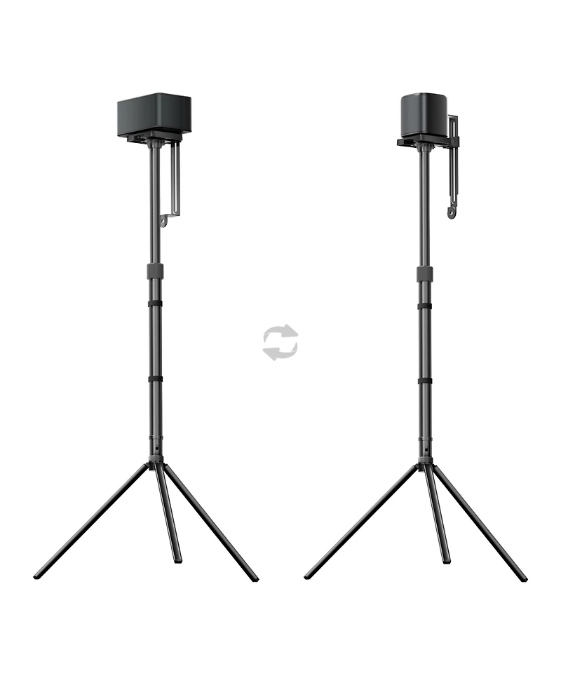Ultimea Universal Speaker Stands Pair, Height Adjustable Fits Most Satellite and Surround Speakers, 3 Mounting Options, Holds 6.6 lbs