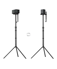 Ultimea Universal Speaker Stands Pair, Height Adjustable Fits Most Satellite and Surround Speakers, 3 Mounting Options, Holds 6.6 lbs