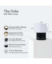 Brightech 9-in Duke Geometric Led Desk Lamp