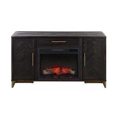 Augusta Home Goram 2 Cabinet 1 Drawer Fir Fireplace