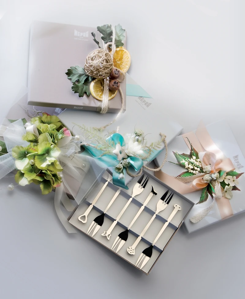 Evento Cake Forks Box Set, 6 Piece