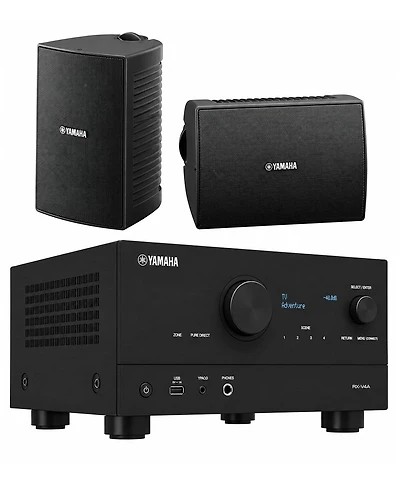 Yamaha Rx-V4A 5.2-Channel 80W Works with Alexa Av Receiver
