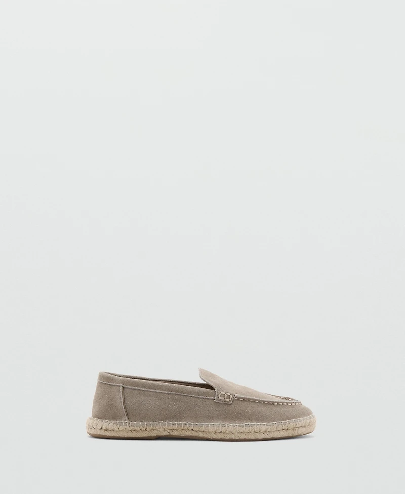 Mango Men's Jute Leather Shoes
