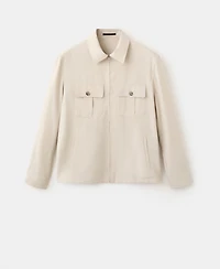 Mango Men's Pockets Regular-Fit Modal Jacket