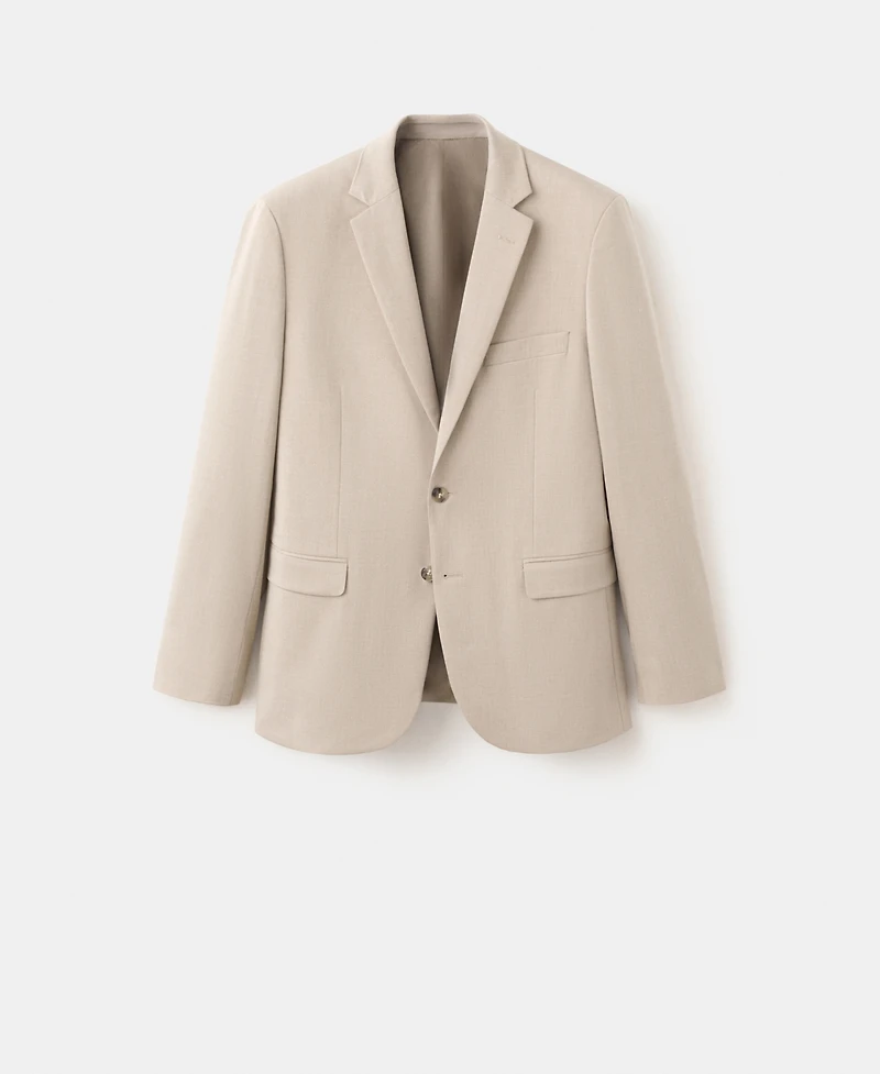 Mango Men's Super Slim-Fit Stretch Fabric Suit Jacket