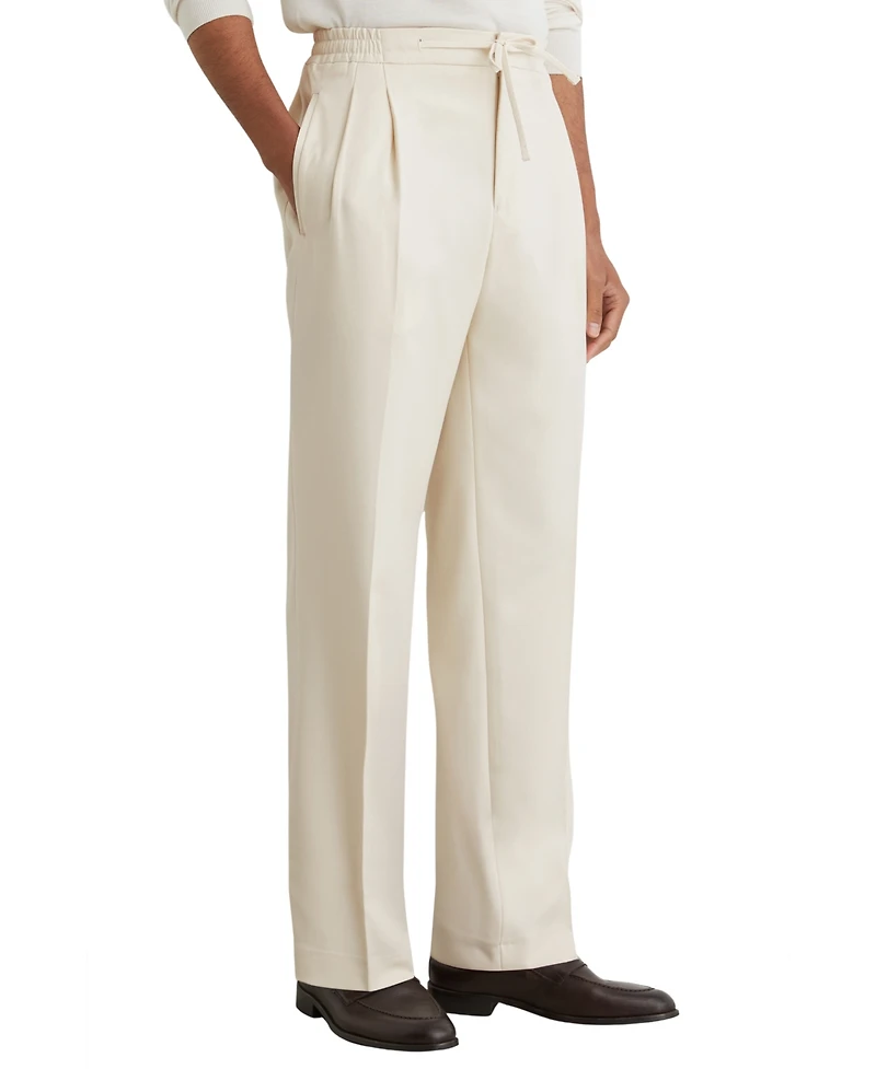 Reiss Men's Arden Relaxed Twill Drawstring Pants