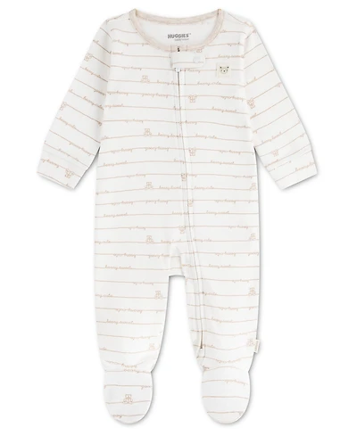 Huggies Baby Boys' and Baby Girls' Babywear Long-Sleeve Footed Coverall