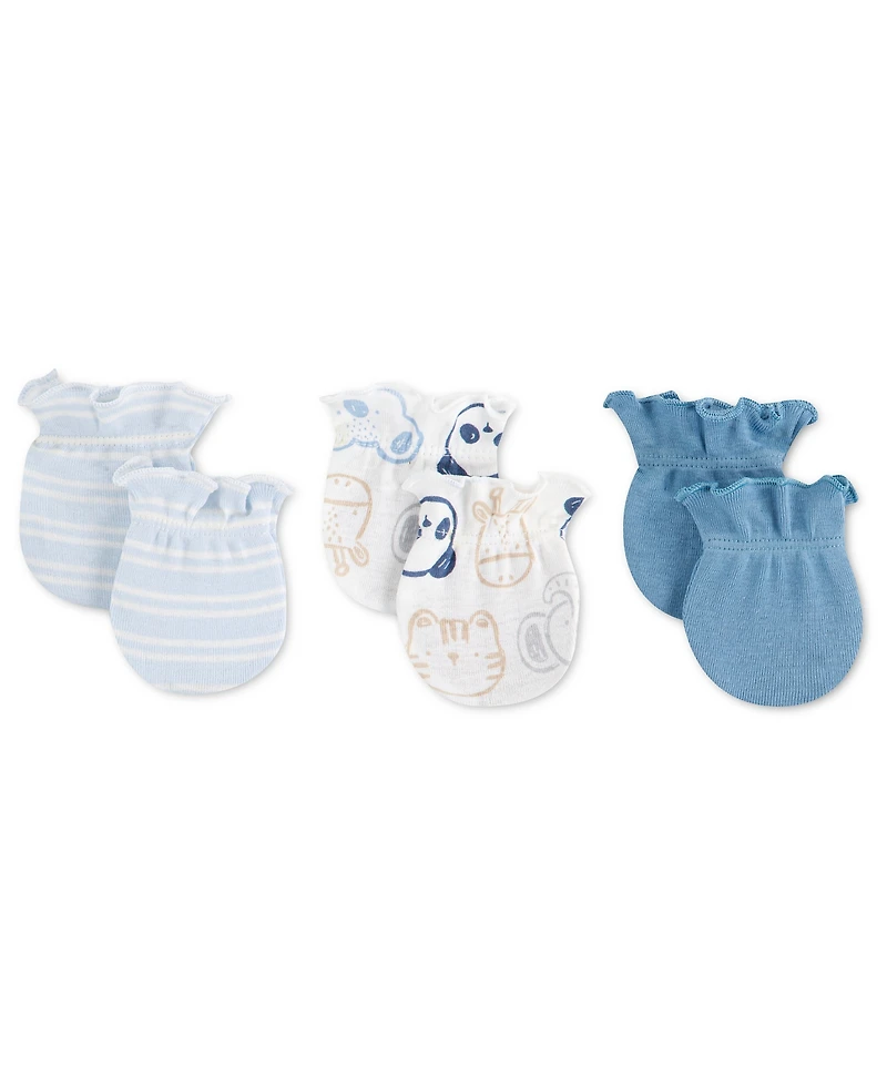 Huggies Baby Boys' Babywear Mittens, 3-Pack
