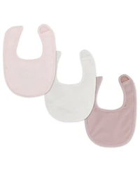 Huggies Baby Girls' Babywear Bibs, 3-Pack