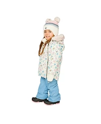 Deux par Toddler Girls ( 2T 3T ) Two Piece Snowsuit with Floral Print