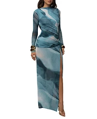 Jluxlabel Women's Heatwave Mesh Maxi Dress