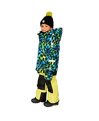 Deux par Kids and Baby Toddler Boy(2T-5T) Two-Piece Play Snowsuit Checkerboard with Pants