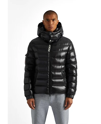 JACK1T Men's Hooded Puffer Jacket