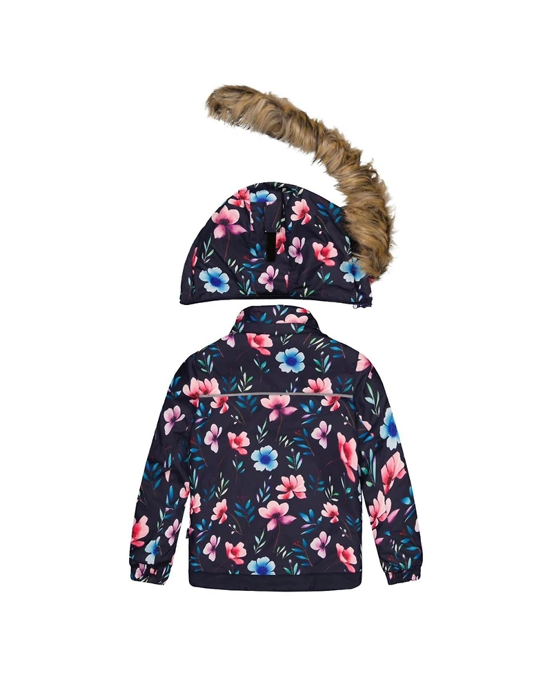 Deux par Toddler Girl (2T-5T) Two Piece Play Snowsuit Floral Print