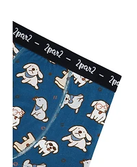 Deux par Little and Big Boy (6-12)Boxer Pack Of 3 Animal Prints