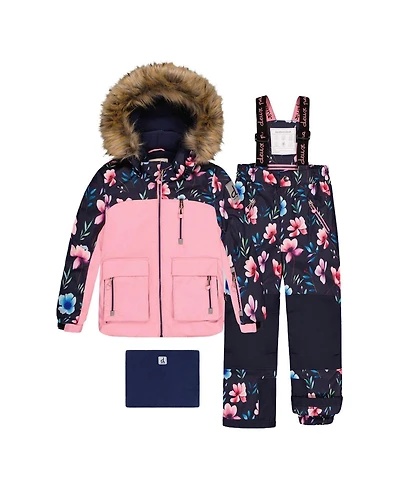 Deux par Toddler Girl (2T-5T) Two Piece Play Snowsuit