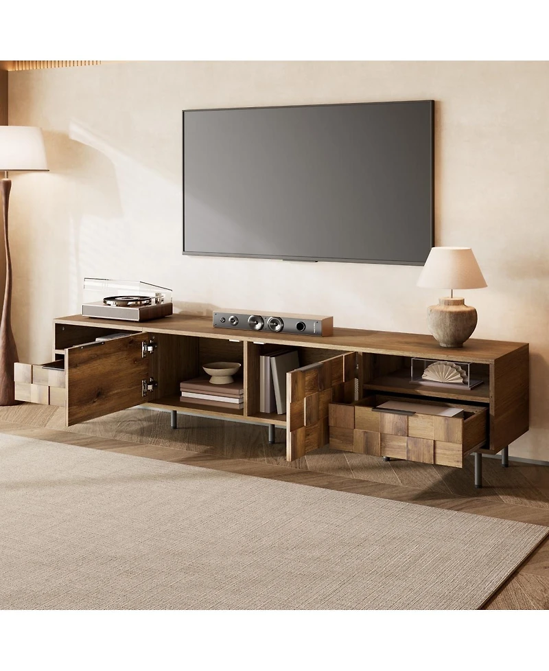 Streamdale Furniture Mid Century Tv Stand/Media Console