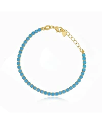 The Lovery Tennis Bracelet 14K Gold-Plated Sterling Silver
