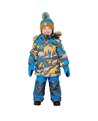 Deux par Toddler Boy (2T-5T) Two Piece Play Snowsuit Dinosaur Print with Pants