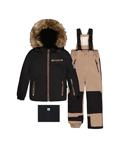 Deux par Little and Big Boy 6 -14 Two Piece Play Snowsuit