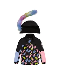 Deux par Little and Big Girl (6-14) Two Piece Play Snowsuit Gummy Bear Print