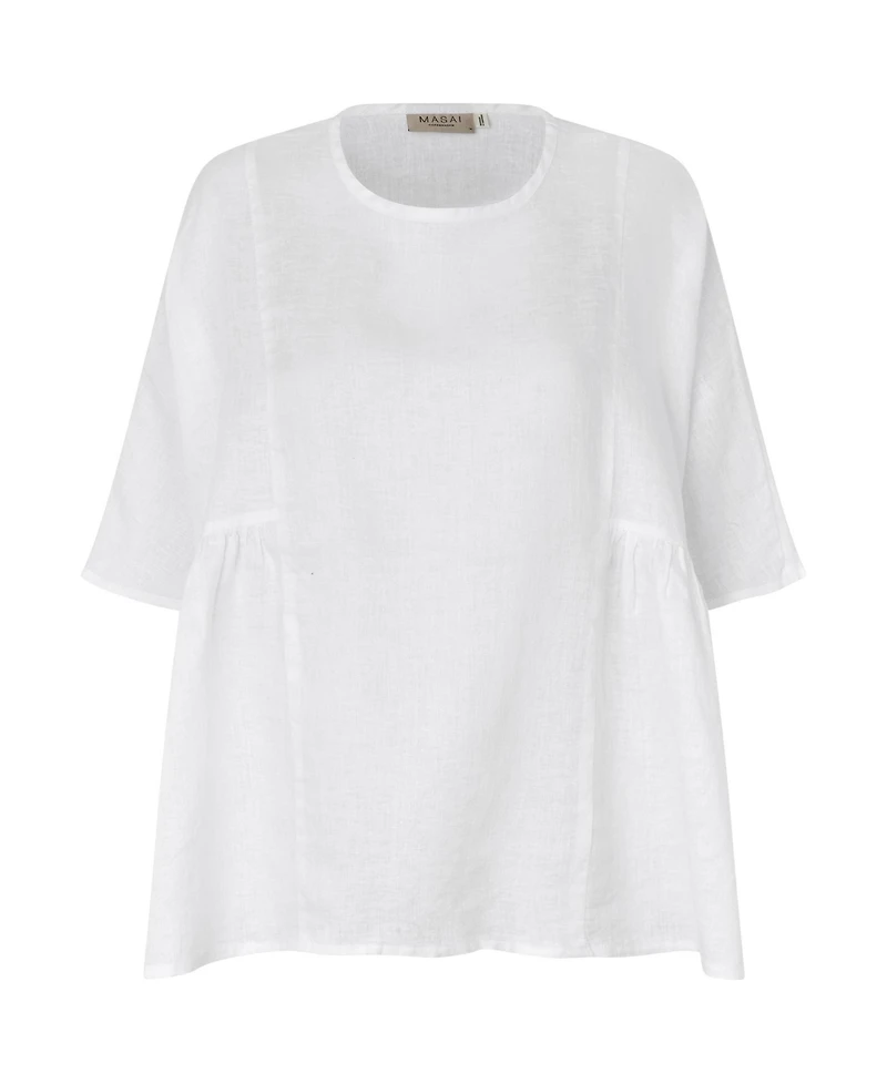 Masai Copenhagen Women's Mablissea Oversized Linen Blouse