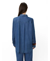 Masai Copenhagen Women's MaIshana Denim Shirt
