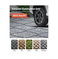 Sugift Gravel Grid 3 Inch Depth